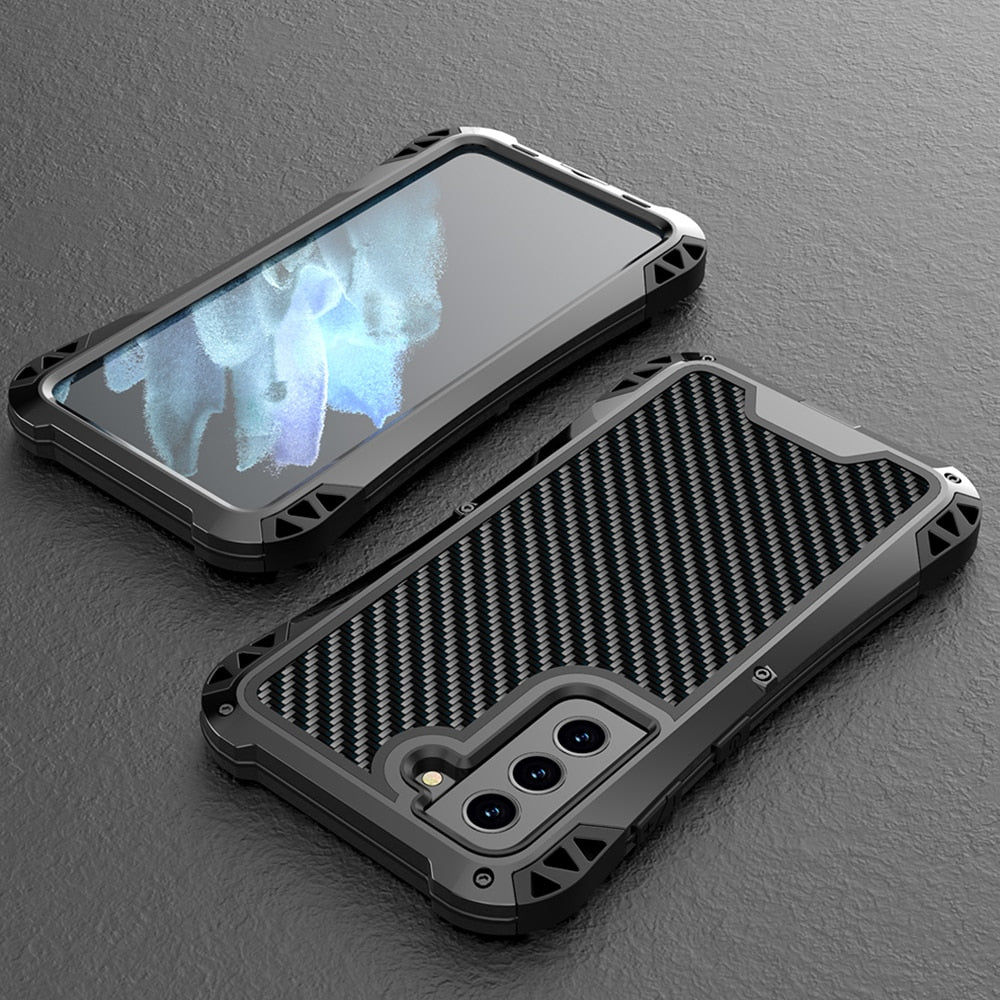 R-JUST Military Grade Shockproof Metal Case For Samsung Galaxy S21 FE - Premium Mobile Phone Cases from R-Just - Just $35.00! Shop now at Dressmycell.com R-JUST Military Grade Shockproof Metal Case For Samsung Galaxy S21 FE - Premium Mobile Phone Cases from R-Just - Just $35.00! Shop now at Dressmycell.com